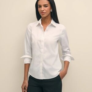 Brooks Brothers Fitted Non-Iron Stretch Supima® Cotton Dress Shirt $118 Sz 8